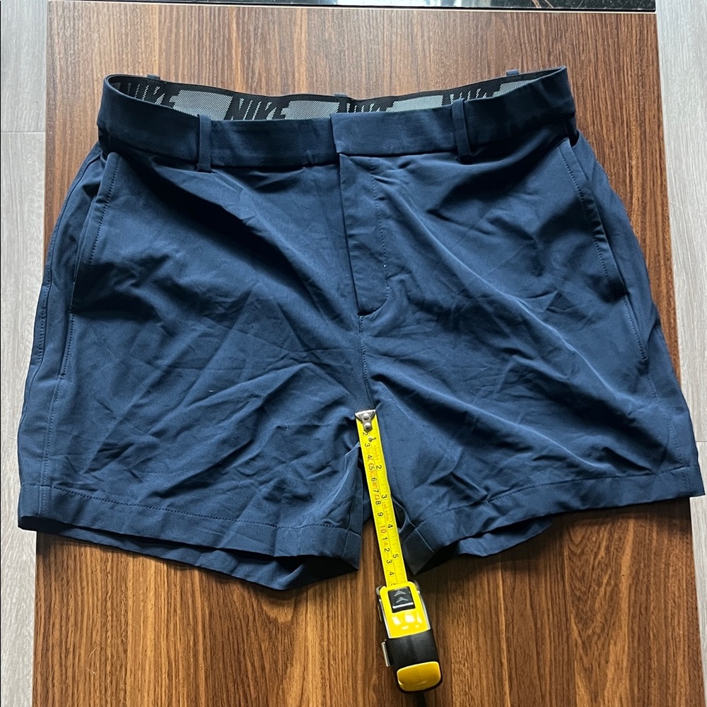 Nike Dark Blue Hyrbid Athletic Shorts